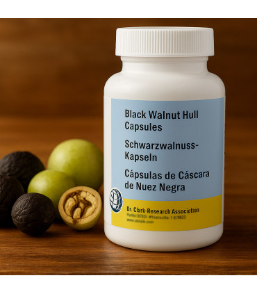 Brou Vert de Noix Noire - Black Walnut Caps - Gélules - Dr Clark