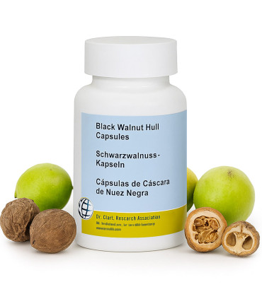 Brou Vert de Noix Noire - Black Walnut Caps - Gélules - Dr Clark