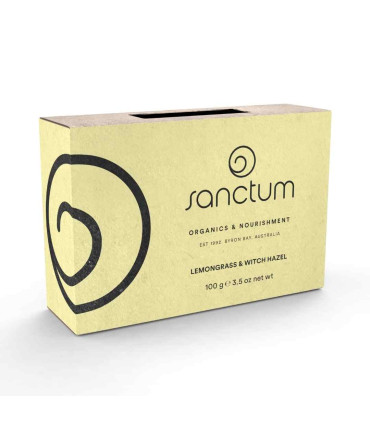 Savon à la Citronelle et à l'Hamamélis - Lemongrass & Witch Hazel Soap - Sanctum