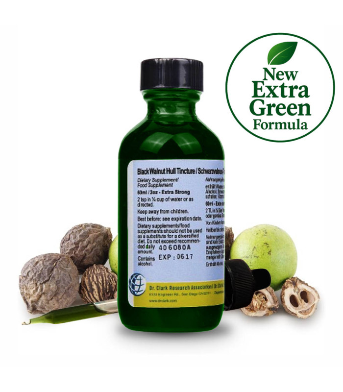 Brou vert de noix noire 60 ml - Black Walnut - Dr Clark -Teinture