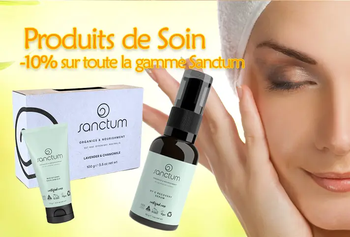 10% de remise sur tous les produits Sanctum jusqu'au 20 décembre