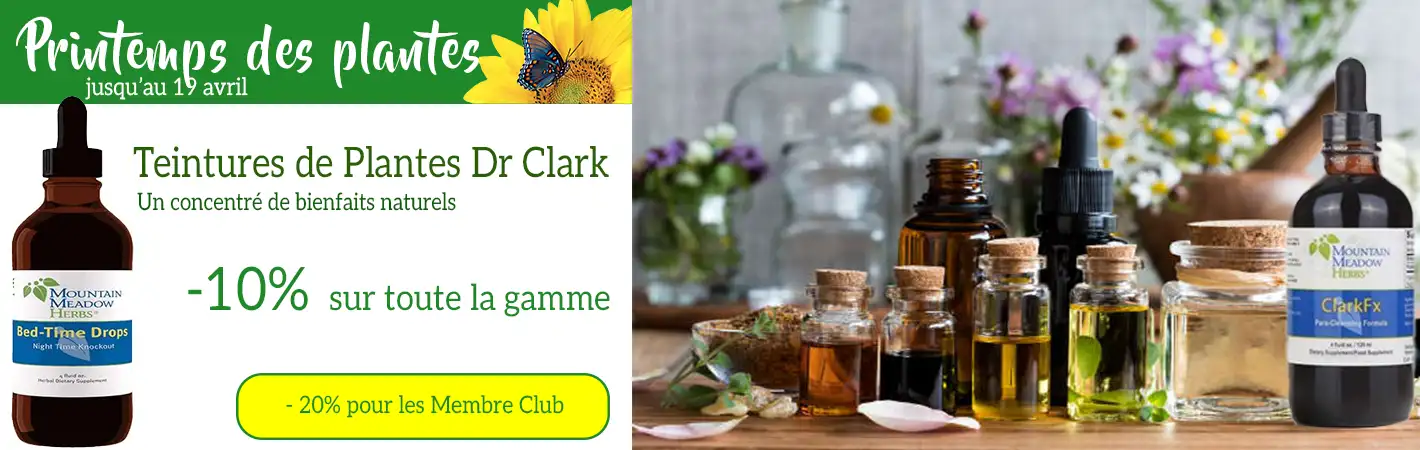 Promo sur les teintures de plantes